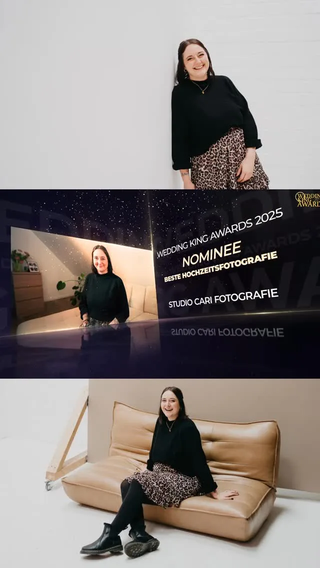 Ein Ausschnitt aus meinem Interview für die Wedding King Awards 2025 in der Kategorie „Beste Hochzeitsfotografin“ ✨

Ganz ehrlich? Die Teilnahme am Wedding King Award war für mich ein Schritt raus aus meiner Komfortzone. Ich hatte richtig Herzklopfen, als ich mich beworben habe – aber ich bin froh, dass ich’s gemacht habe! Es war (bis jetzt schon) nicht nur aufregend, sondern hat auch unglaublich viel Spaß gemacht. Diese Erfahrung hat mir gezeigt, wie viel Schönes entstehen kann, wenn man sich einfach mal traut.

#hochzeitsfotos #hochzeitsfotografie #weddingkingawards2025 #weddingkingawards #hochzeitsinspiration #hochzeitsreportage